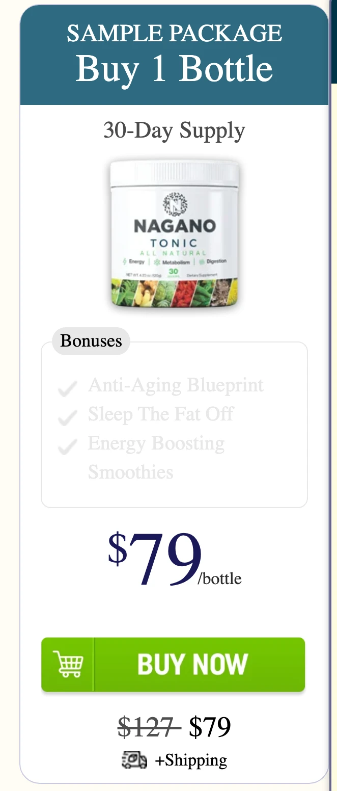 Nagano Tonic 1 bottle